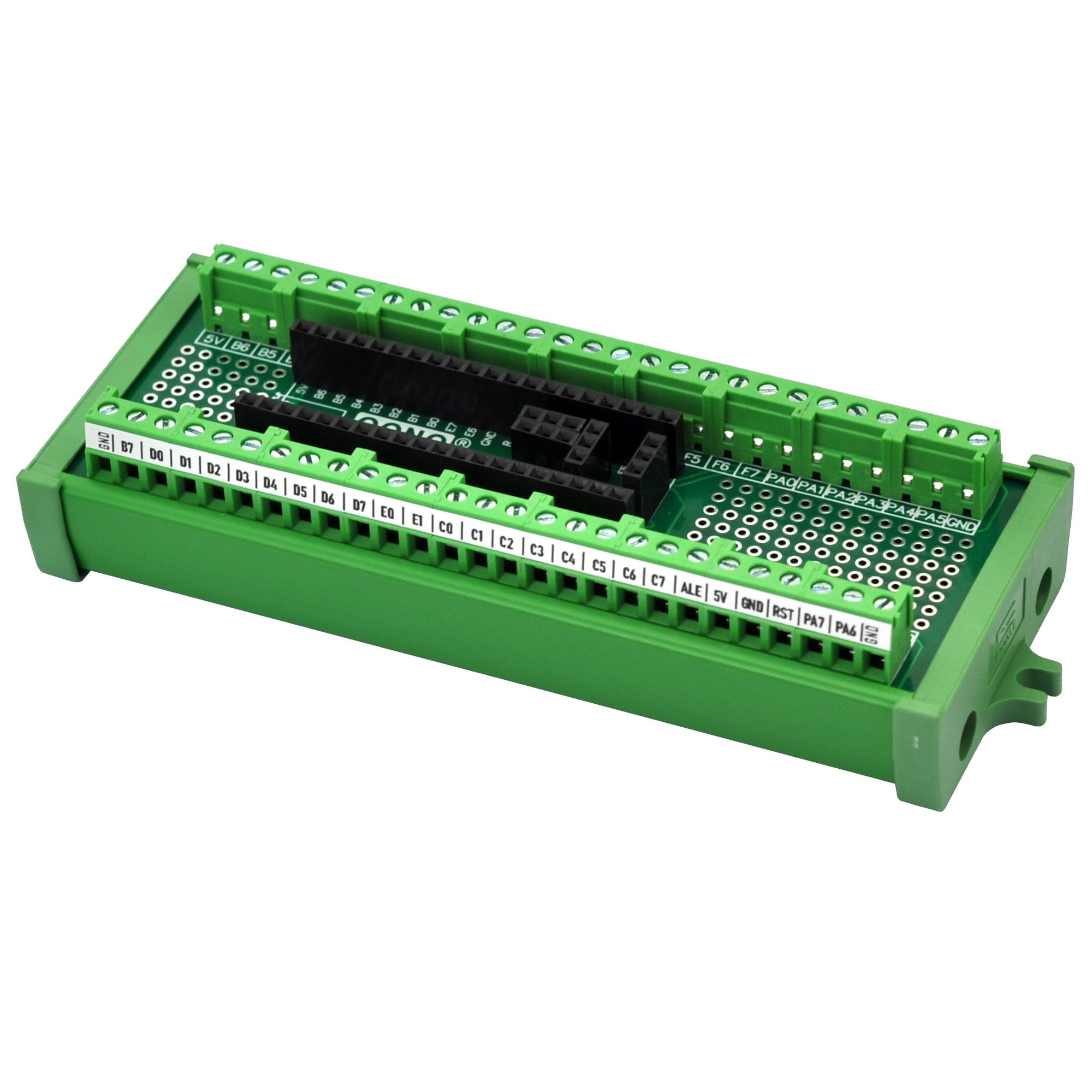Terminal Block Breakout Board Module for Teensy++ 2.0, Screw Mount Version