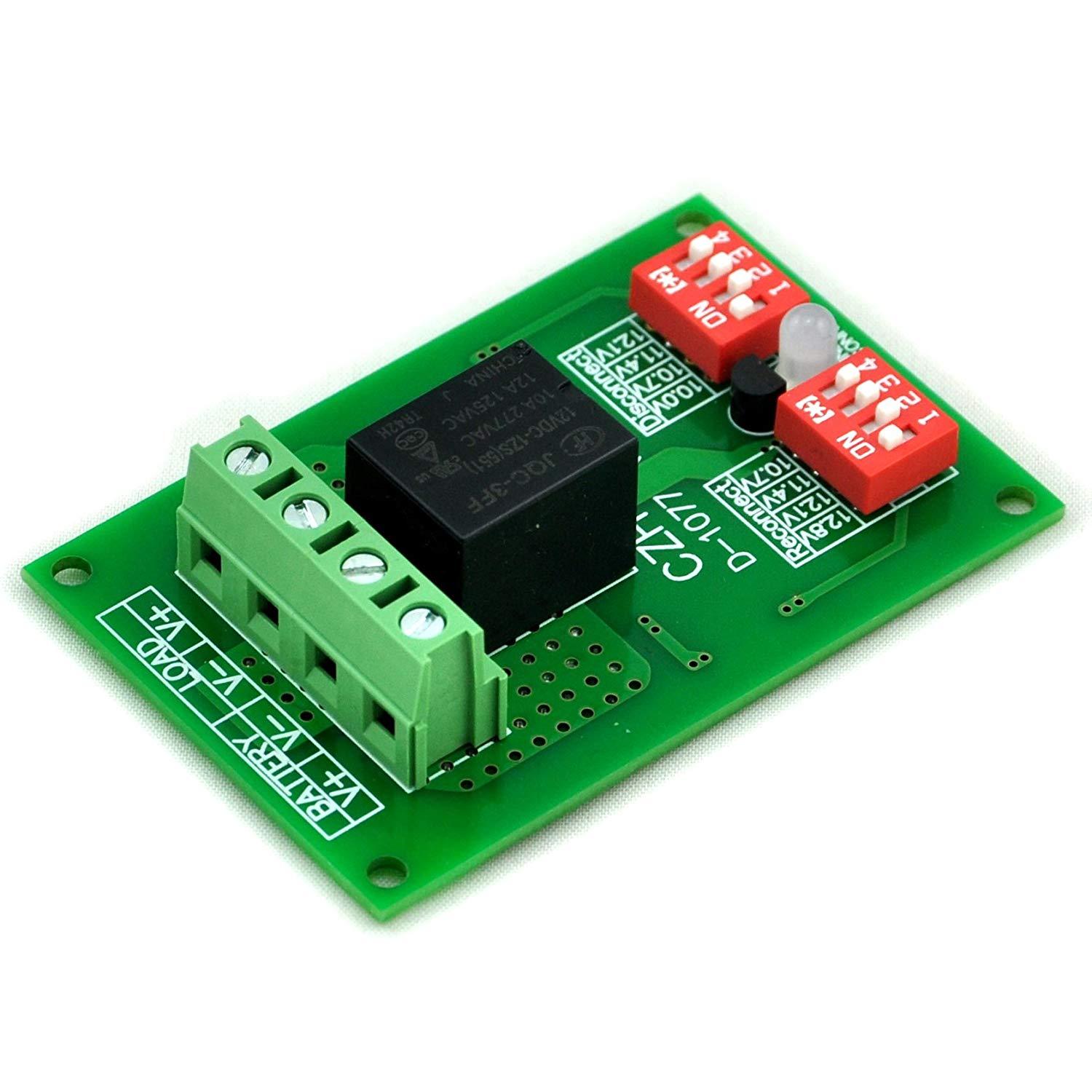 CZH-LABS Low Voltage Disconnect Module LVD, 12V 10A, Protect/Prolong Battery Life.