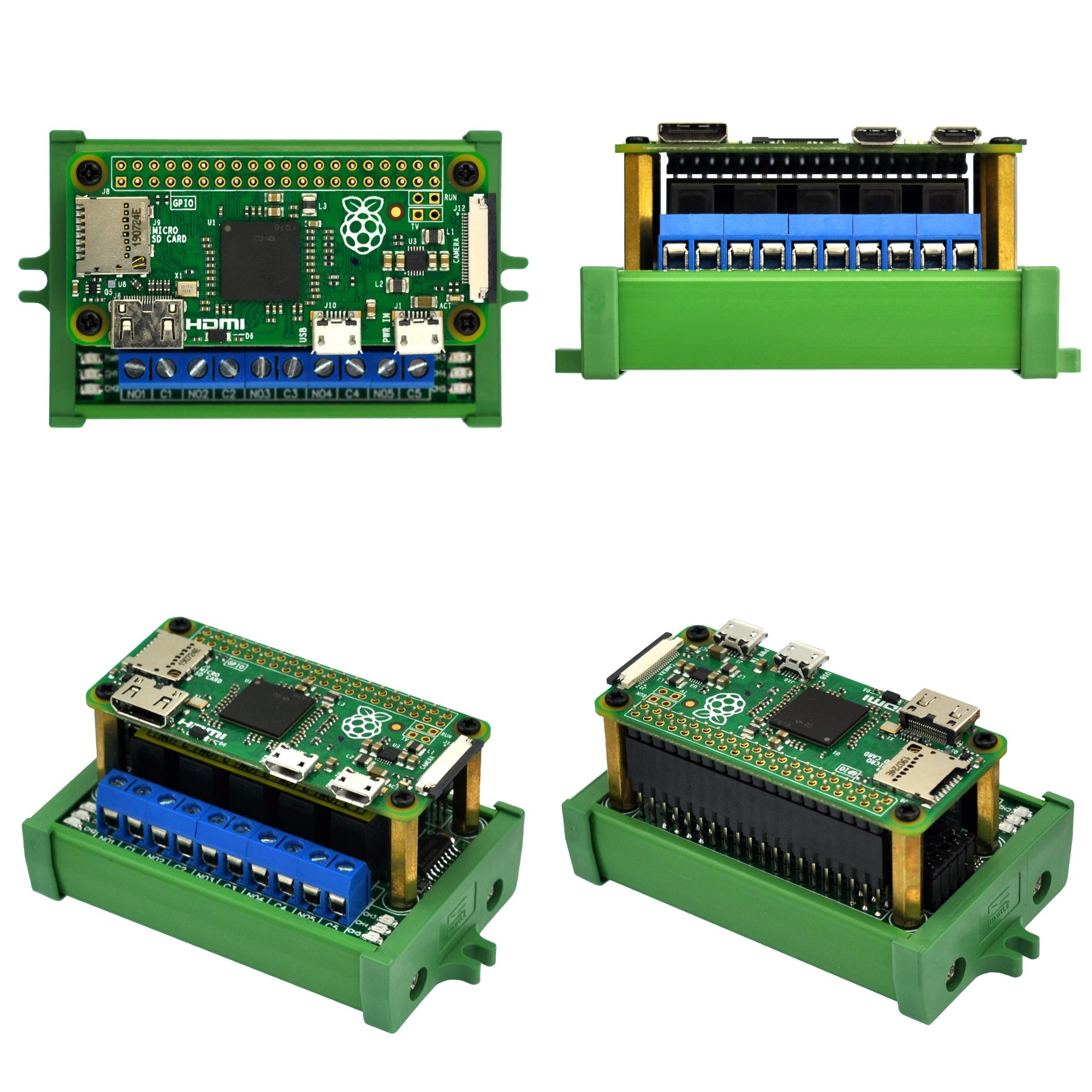 Screw Mount 5 SPST-NO RPi IoT Power Relay Module for Raspberry Pi Zero / Zero-W