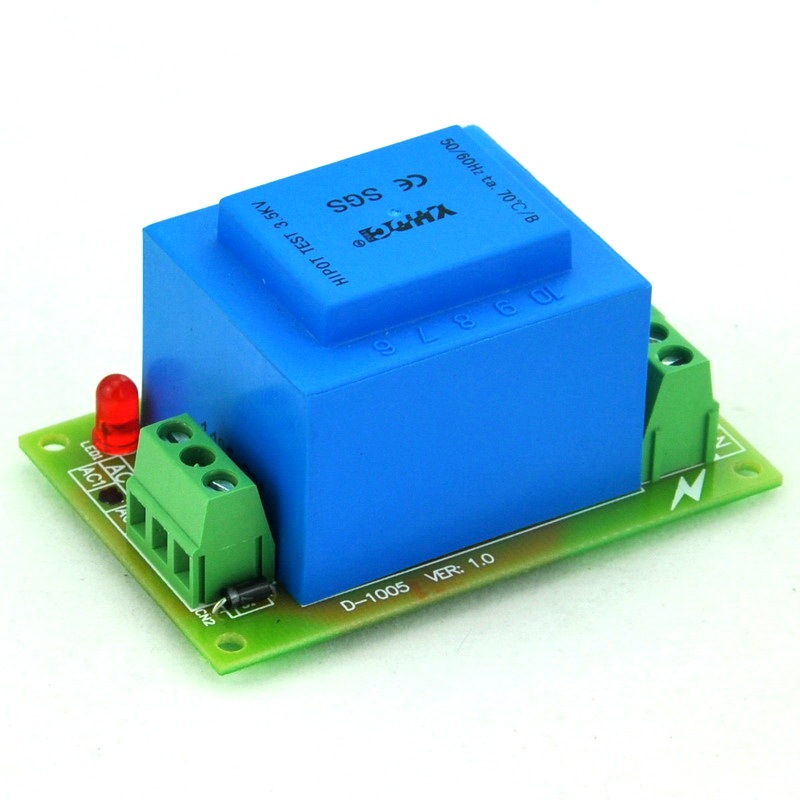 CZH Primary 230VAC, Secondary 36VAC, 5VA Power Transformer Module, D-1005/O, AC36V.