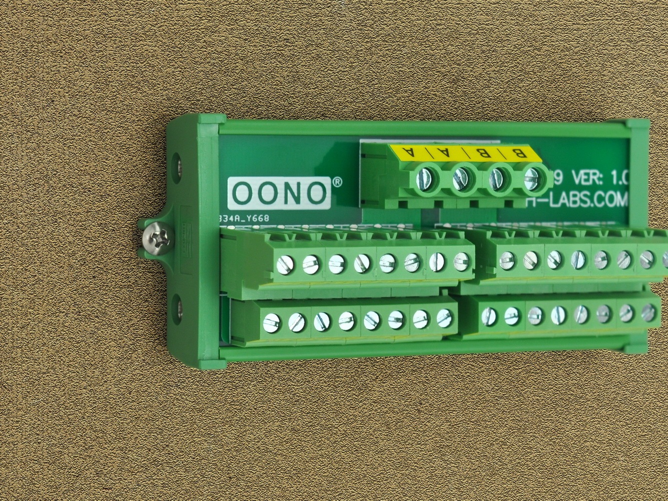 Screw Mount 2x16 Position Screw Terminal Block Power Distribution Module