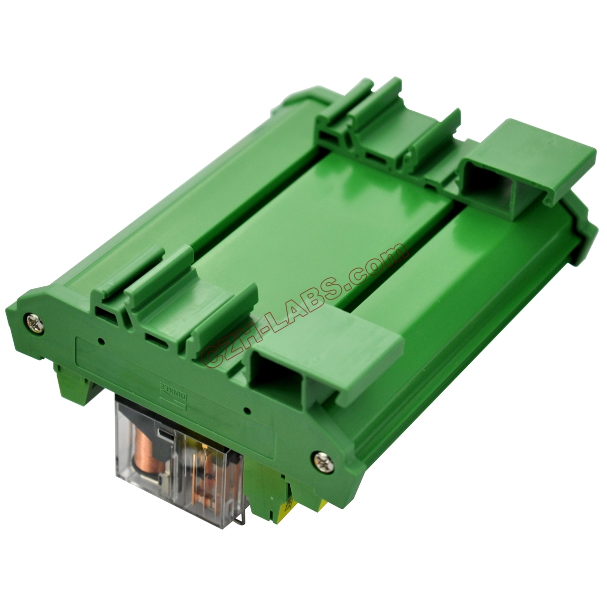 DIN Rail Mount AC/DC 12V Control 4 DPDT 5Amp Pluggable Power Relay Interface Module.
