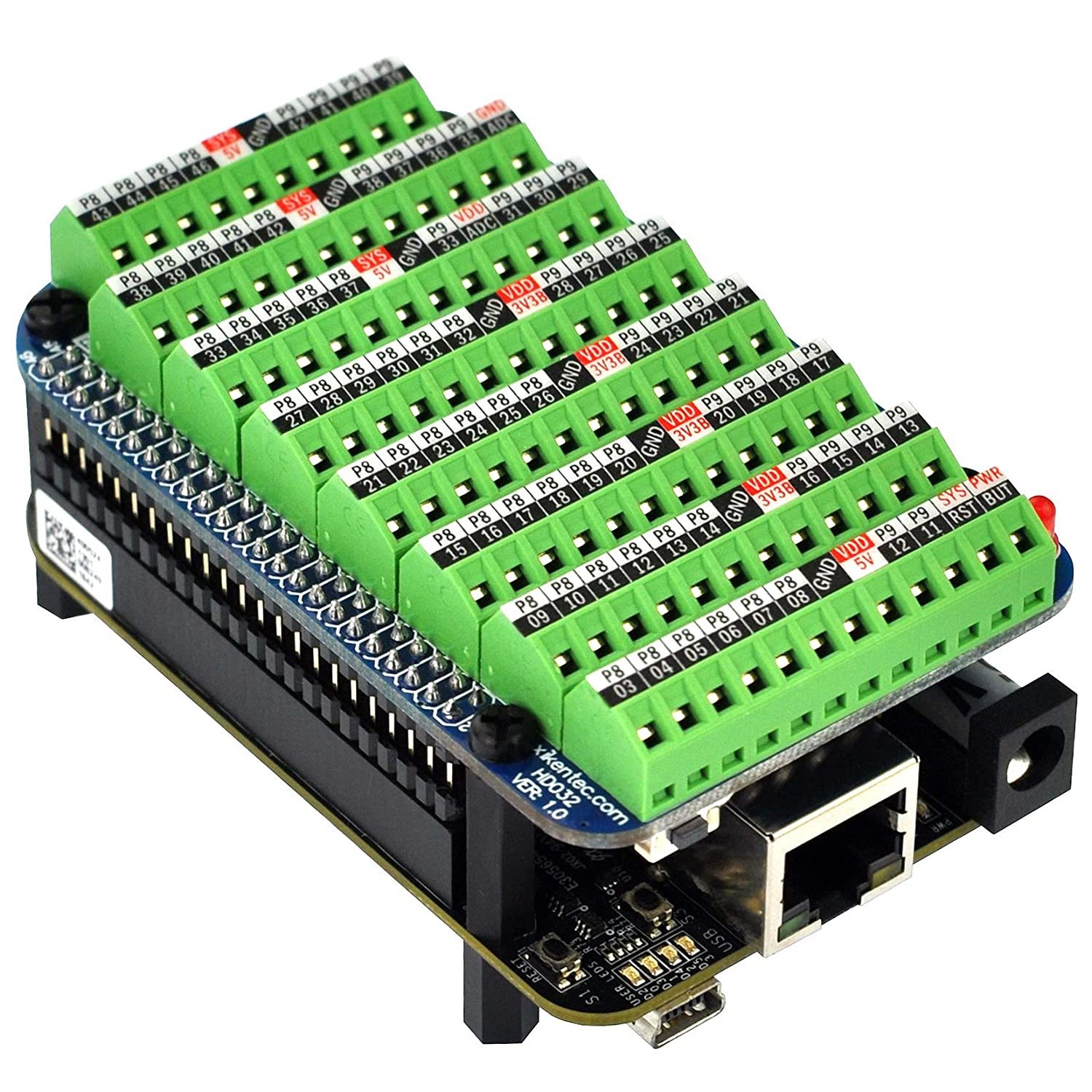 Screw Terminal Block Breakout Board Module for BeagleBone Black