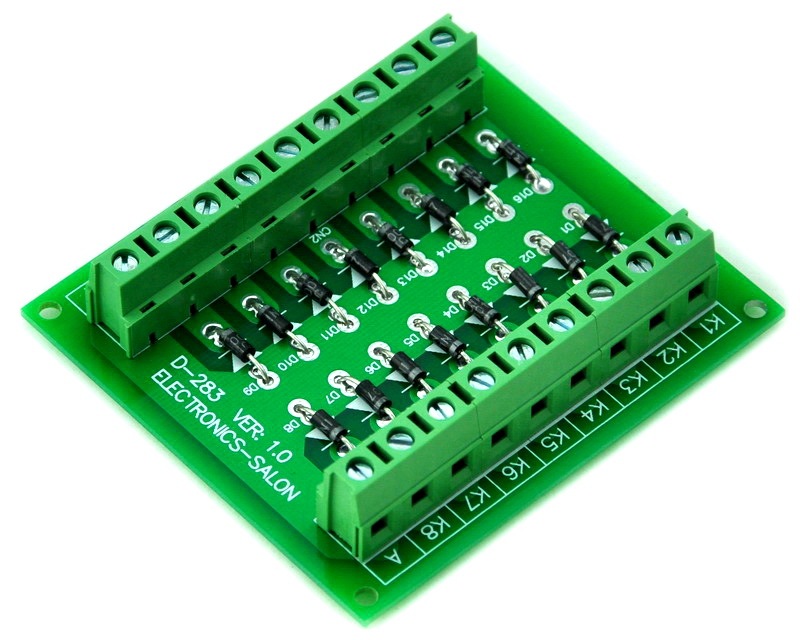 Electronics-Salon Common Anode 16 Diode Network Module, 1N4007 1A 1000V.