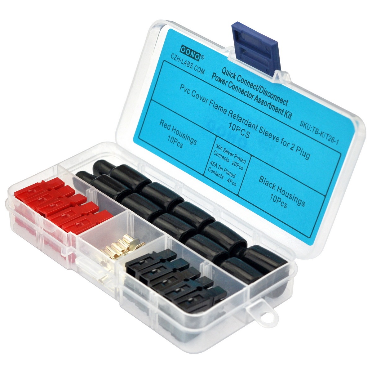 10 Pairs 30/45A Powerpole Connector Plug Assortment Kit