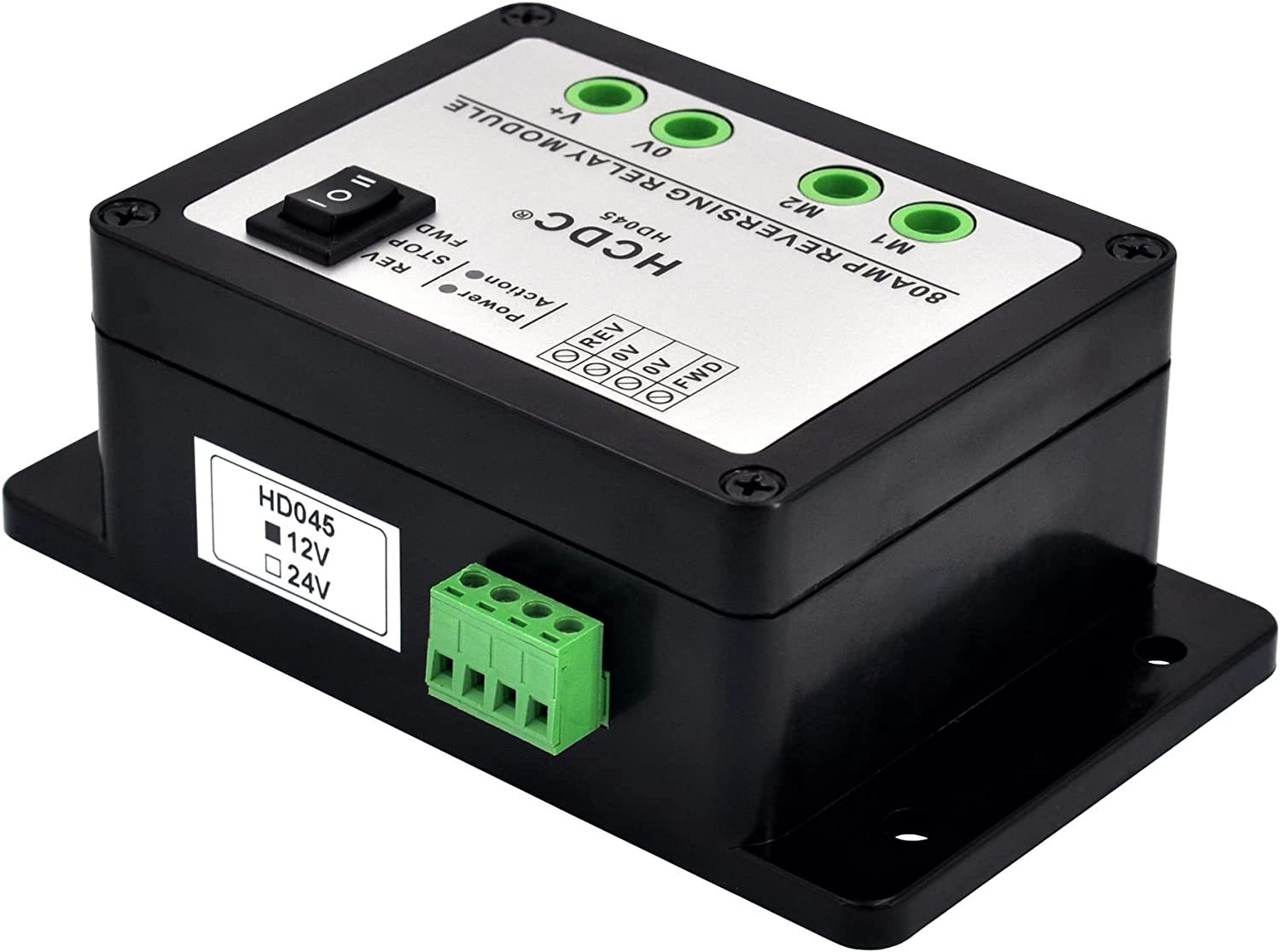 DC12V 80 Amp Forward and Reverse Relay Module for Motor/Linear Actuator, Reversing Relay Module