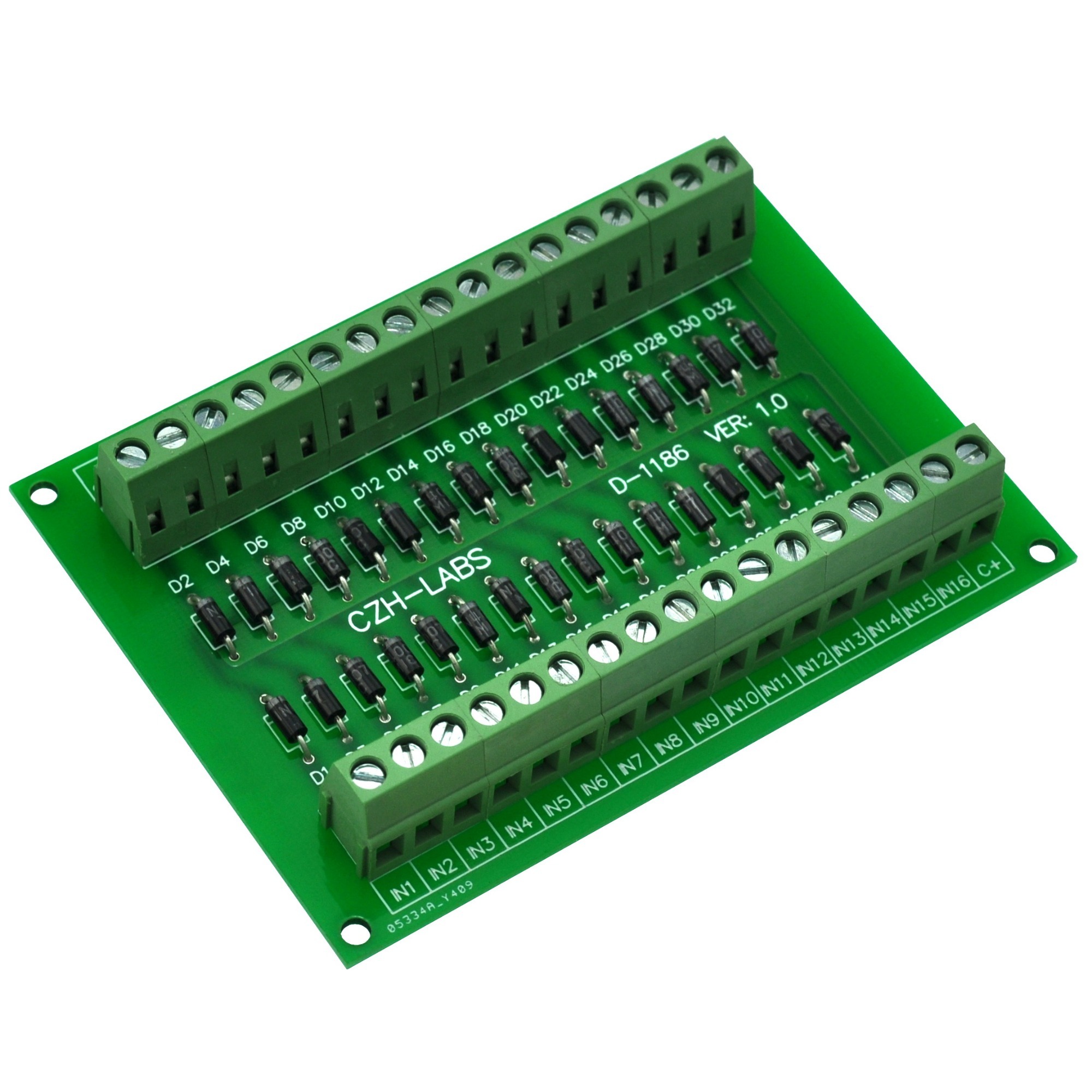 CZH-LABS Common Anode DC Lamp Test Module, 16 Channels.