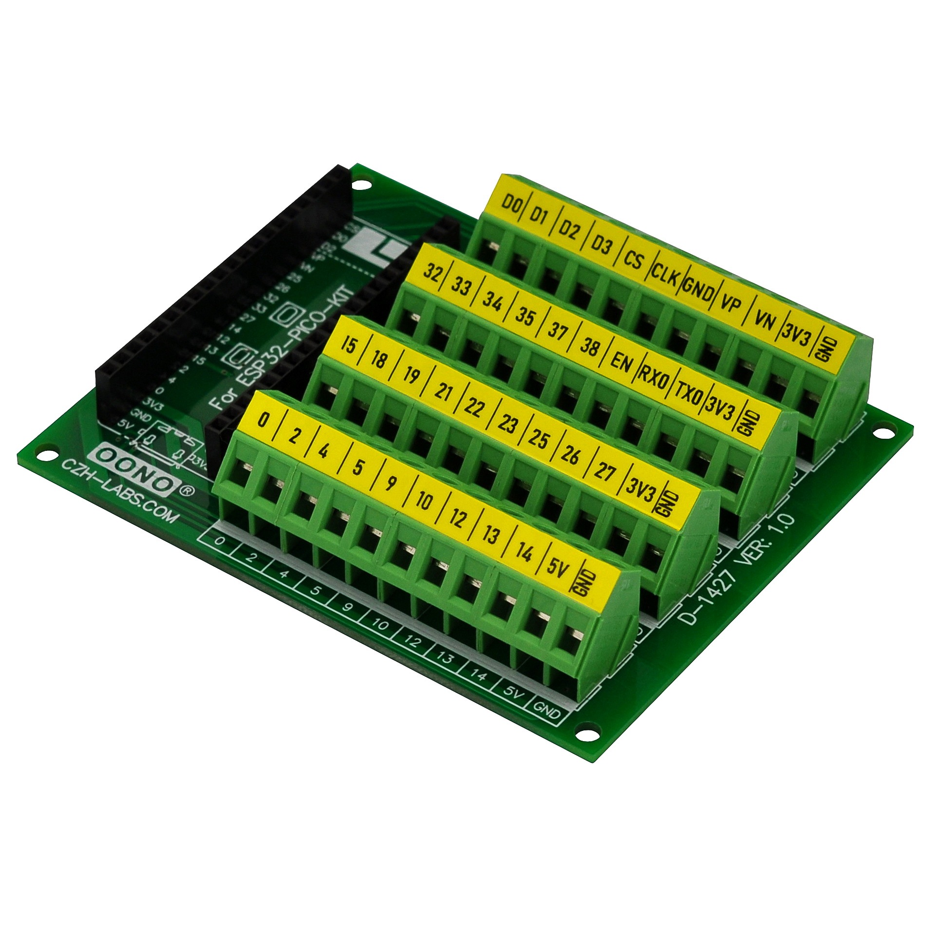 Screw Terminal Block Breakout Module Board for ESP32-PICO-KIT
