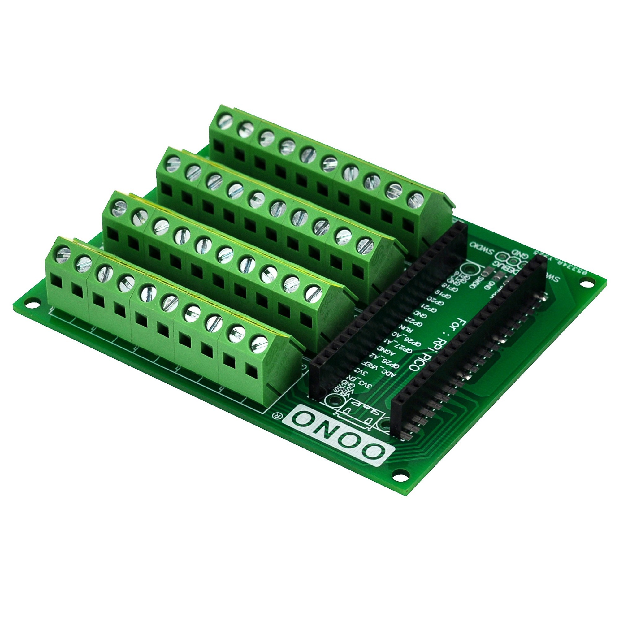Screw Terminal Block Breakout Module Board for Raspberry Pi Pico
