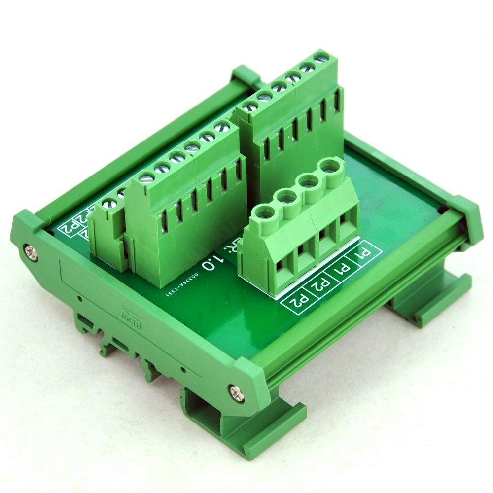 CZH-LABS DIN Rail Mount 12 Position Power Distribution Module.