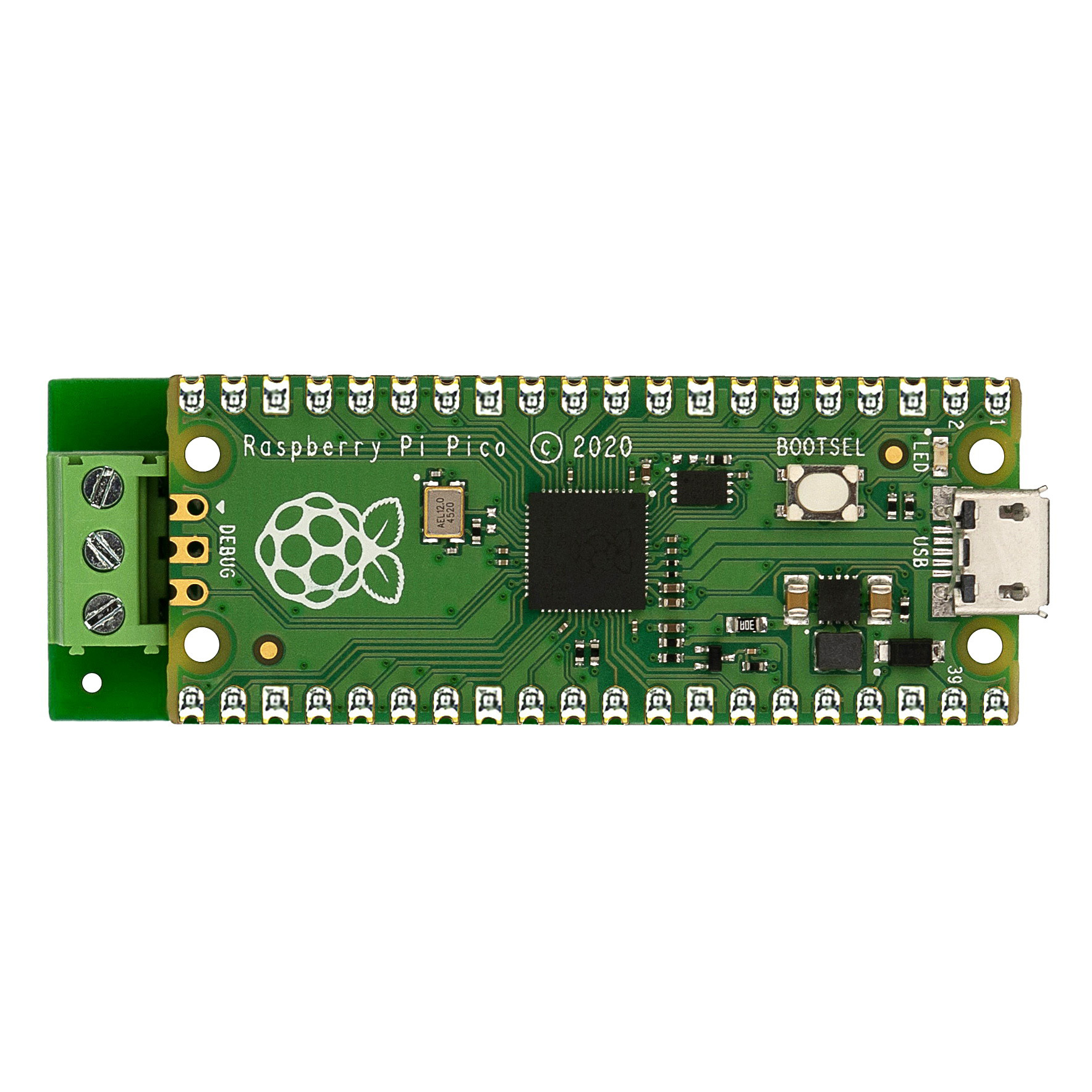 Signal Relay Module for Raspberry Pi Pico, SPDT 2Amp 120V / 24V