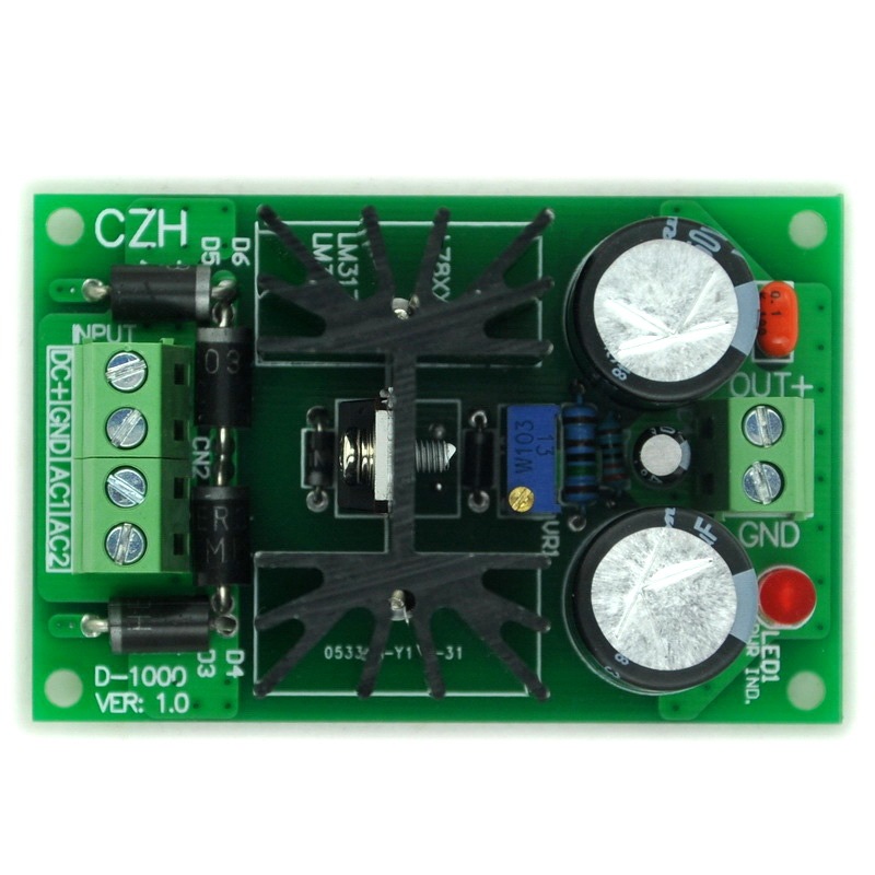 CZH Positive 1.25~37V DC Adjustable Voltage Regulator Module.