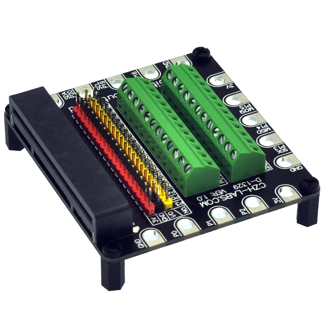 Edge Connector IO Breakout Board for BBC micro:bit, Microbit Breakout Module.