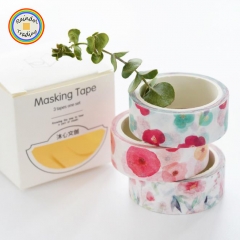 YWJL299 3 Rolles in 40 Designs Flower Floral Animal Series Girl Hand Account Photo Album DIY Functional Washi Paper Masking Stickers Tapes Rolls