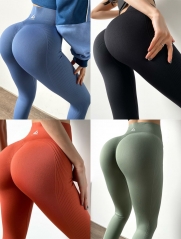 Push Up Seamless Leggings For Fitness High Waist Workout Tights Sport Woman  Booty Scrunch Tights Yoga