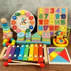Various Designs Wooden Educational Montessori Toys Check the Details for More Types