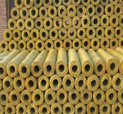 Basalt rock wool insulation pipe