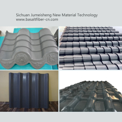 Anti-cracking basalt fiber tile