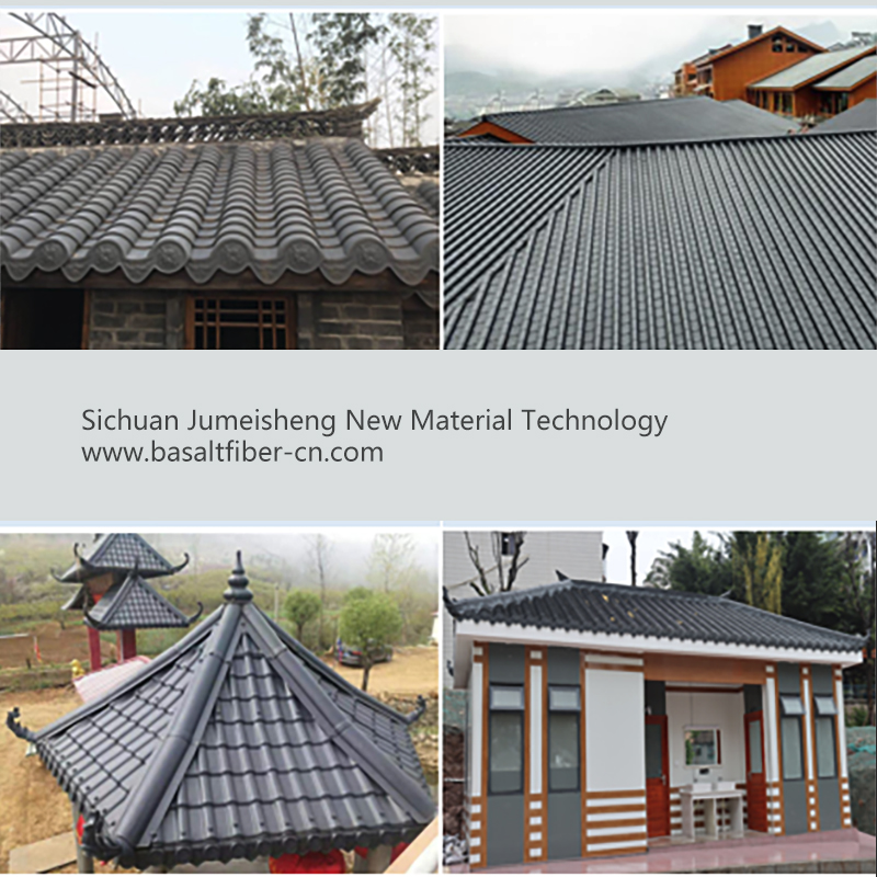 Tile Basalt Fiber Roof Sheet,Basalt material,Basalt tile