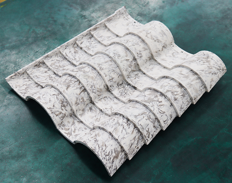 Basalt fiber composite tile