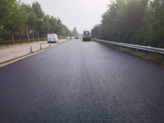 Chopped basalt fiber used for asphalt concrete high-speed pavement in Portugal