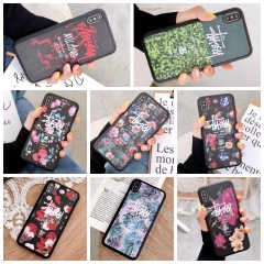 ステューシーiphone12/12 pro/12 mini/12pro maxケース iPhone11/11 pro maxケース花柄 iphone xr/11 pro/xs maxケースブランド Stussy galaxy s10e/s10 /s10 plusカバー galaxy s9/s8 plus保護スマホケース 人気ジャケット