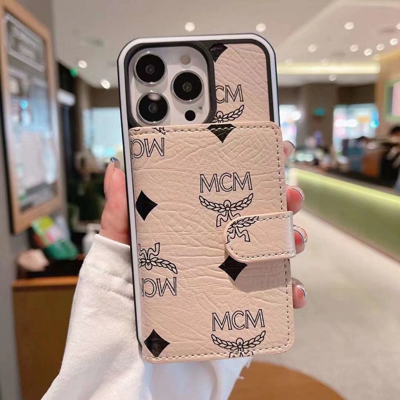 MCM エムシーエム iphone14/14 plus/14 pro/14pro maxケース iphone13/13 pro/13pro  maxケース 高級ブランド アイフォンiphone12/12 pro/12pro maxケース カードポッケト付き  iphone11/11pro/11pro