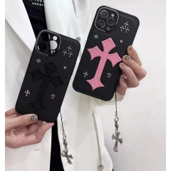 Chrome Hearts/クロムハーツ高級iphone15/15 plus/ iphone15pro/ 15pro max  iphone14/14 pro/14 plus/14pro maxケース オシャレブランド iphone13/13 pro/13pro max携帯スマホケース ストラップ付き アイフォン12/12pro/12pro max保護カバー 大人気 iphone11/11pro maxケース ファッション ジャケットスマホケース