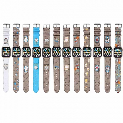 グッチ 大人気 アップルアイフォンSeries 8 ウォッチse2バンド 高品質ブランド gucci GG柄上品レザーapple watch 8/7/6ベルト 耐用 アップルウォッチ se/6/5/4ストラップ 男女通用