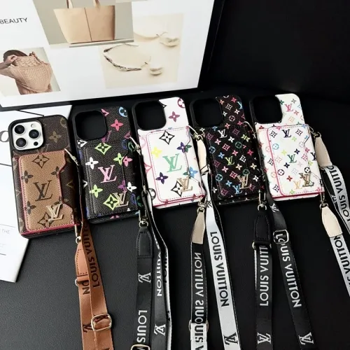 高品質ルイヴィトン iPhoneケース｜iPhone17/17Air/17Pro/17Pro Max、16/16Pro/16Pro Max/16Plus、15/15Pro/15Pro Max、全機種対応｜カードポケット付きでICカード収納便利、ストラップ付きで持ち運び易い｜男女兼用デザイン 高級ブランド質感 スマホをしっかり保護する保護カバー