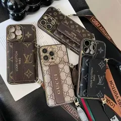 新作ルイヴィトン iPhone17 17airケース 高級ブランドグッチ iPhone17Pro/17Pro Maxスマホケースカードポケット付き アイフォン16/16Pro/16Pro Max/16Plus保護カバー ストラップ付き iphone15/15Pro/15Pro Max 14Pro Max、13/13Pro 12Pro Maxケース男女兼用