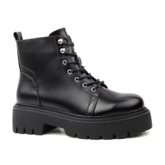 manufacture casual black winter women platform boots for ladies
