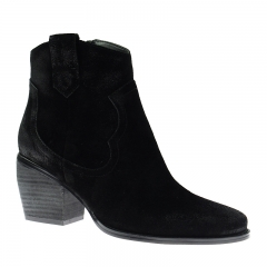 fashion stylish sexy black women ankle suede short boots leather shoes for ladies