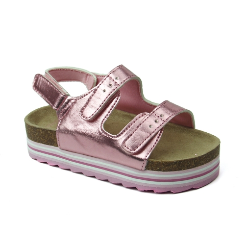 custom cheap fashion flat beach wedge printing casual kids sandals slippers shoes