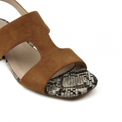 custom summer clear comfort female ladies women low heels slide sandals shoes