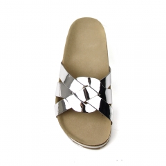 new custom fashion plain clear summer slides sandals for kids
