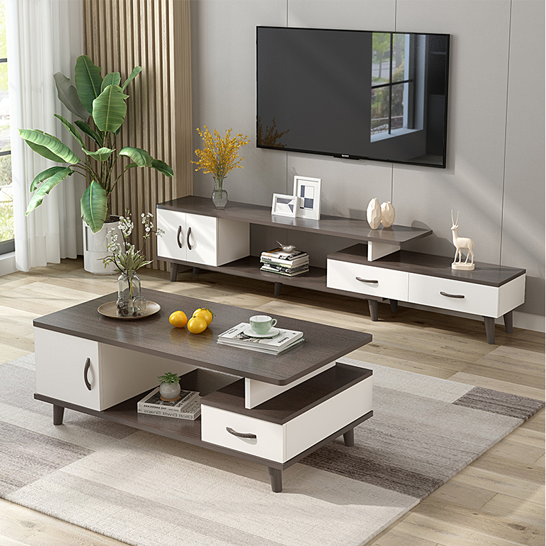 TV Stand New Chinese Style Design Modern Furniture Long Wooden TV Stand for Room