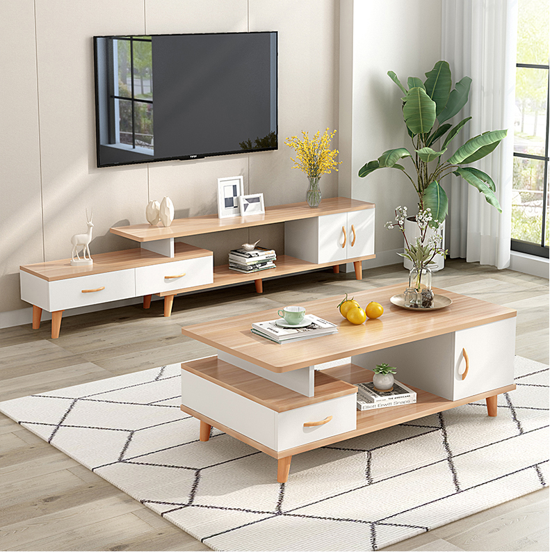TV Stand New Chinese Style Design Modern Furniture Long Wooden TV Stand for Room