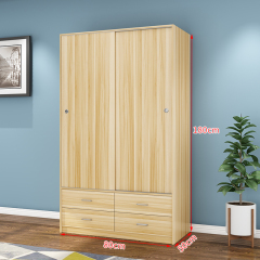 Bedroom Furniture Wooden Panel Melamine Chipbobard Drawer Wardrobe