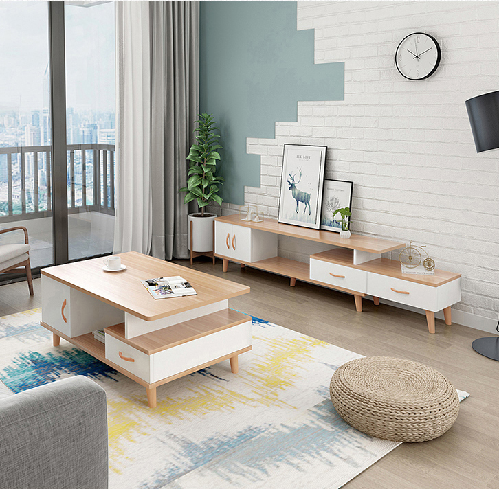 TV Stand New Chinese Style Design Modern Furniture Long Wooden TV Stand for Room