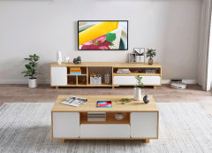 Living Room Bedroom with Simple Telescopic TV Cabinet, Simple Modern TV Stand