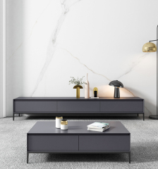 Modern Simple Living Room TV Cabinet Tea Table Combination Set Nordic Light Luxury Bedroom Simple TV Stand