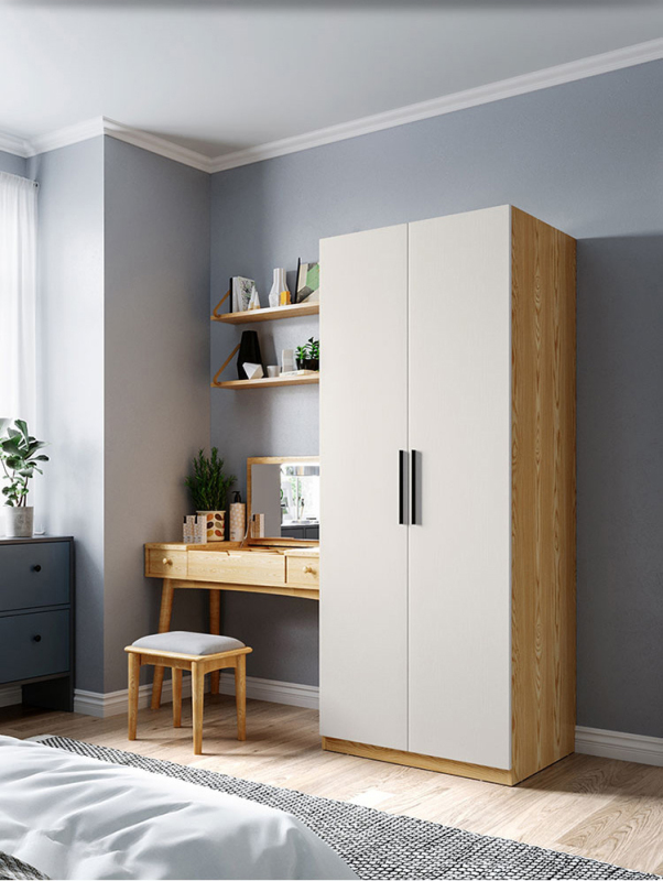 Simple Modern home furniture Bedroom Storage Two Door Combination Sliding Door WardrobeSimple Modern home furniture Bedroom Storage Two Door Combination Sliding Door Wardrobe