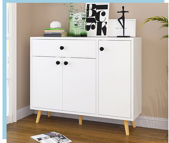 Simple Modern Simple Shoe Cabinet Home Dustproof Assembly Door Small Shoe Rack