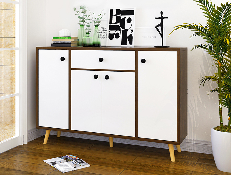 Simple Modern Simple Shoe Cabinet Home Dustproof Assembly Door Small Shoe Rack