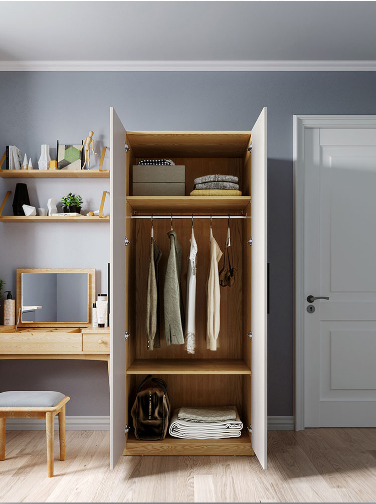Simple Modern home furniture Bedroom Storage Two Door Combination Sliding Door WardrobeSimple Modern home furniture Bedroom Storage Two Door Combination Sliding Door Wardrobe