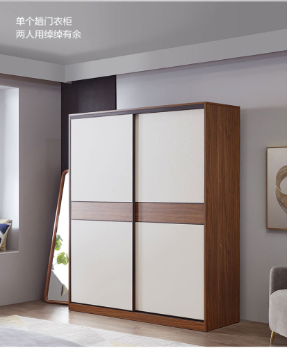 Modern Simple Wardrobe Home Bedroom Furniture Storage Storage Sliding Door Wardrobe