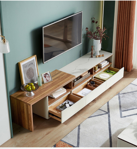 Modern Simple Tea Table TV Cabinet Combination Set Living Room Furniture TV Cabinet/TV Stand