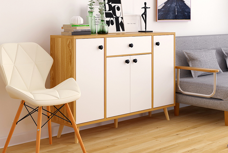 Simple Modern Simple Shoe Cabinet Home Dustproof Assembly Door Small Shoe Rack