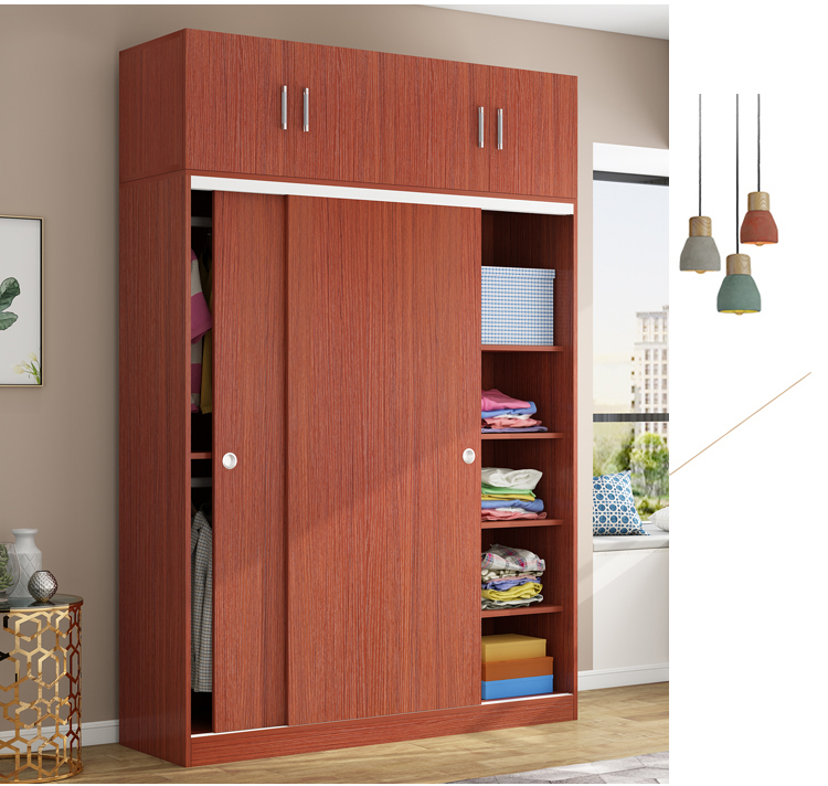 Wardrobe Locker Sliding Door Simple Modern Home Bedroom Wardrobe Simple Wardrobe